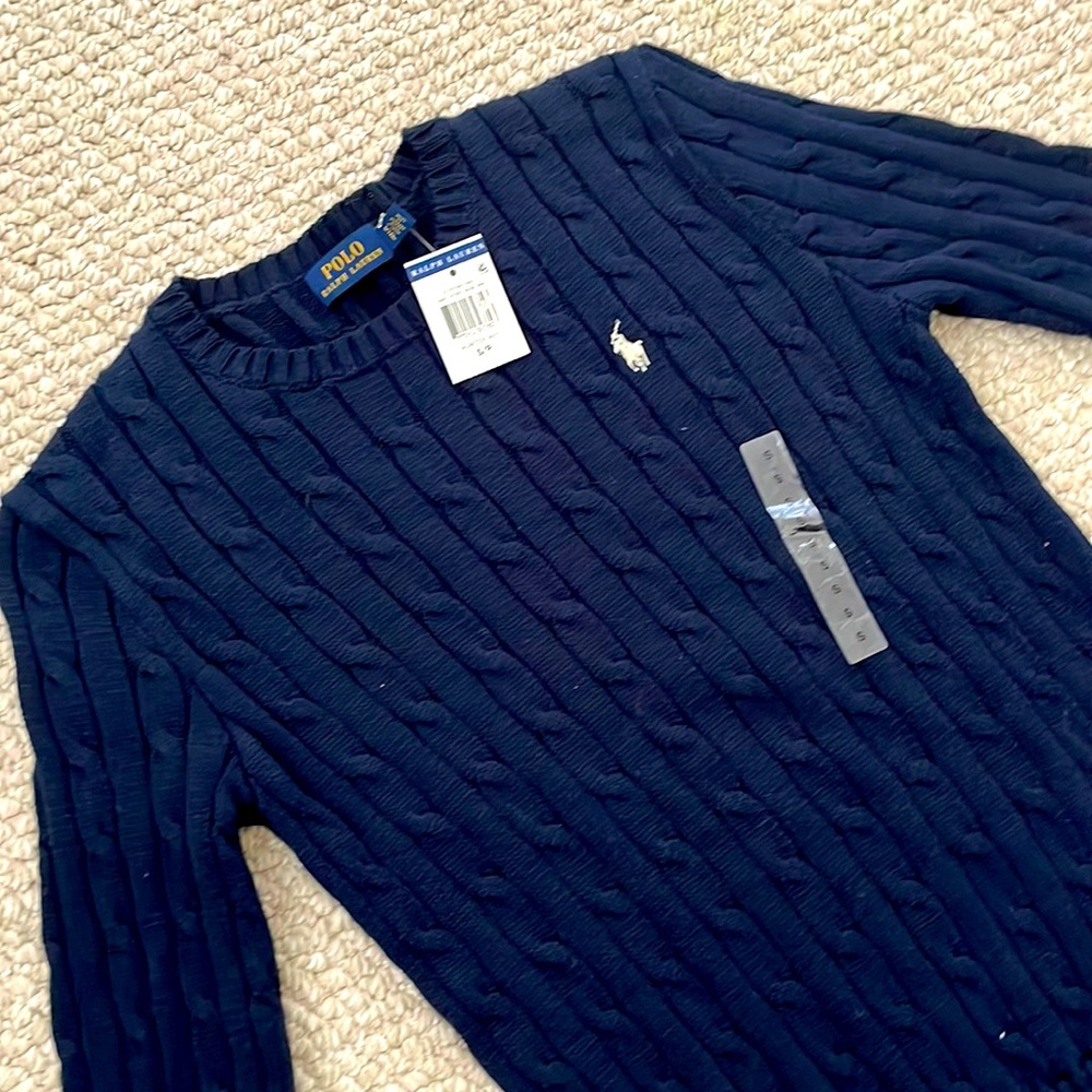 BRAND NEW! Girls polo sweater